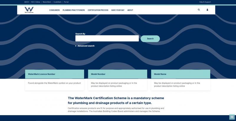 WaterMark homepage
